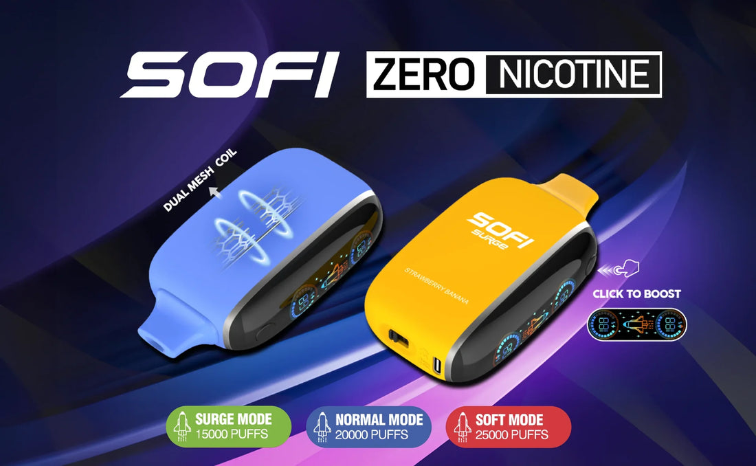 SOFI Surge 25K Disposable Vape (0% Nicotine) Review: Ultimate Vaping Experience Without Nicotine