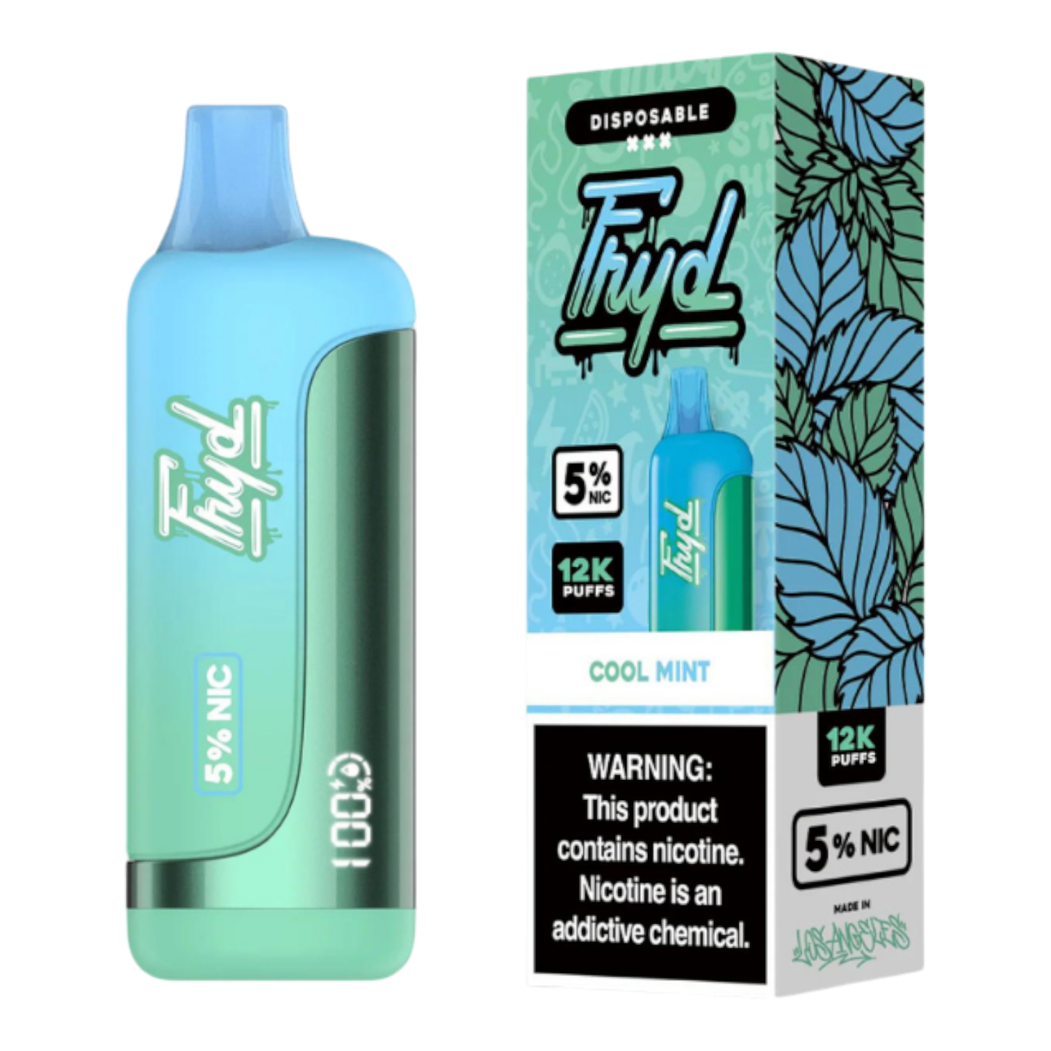 FRYD 12K Cool Mint Disposable Vape