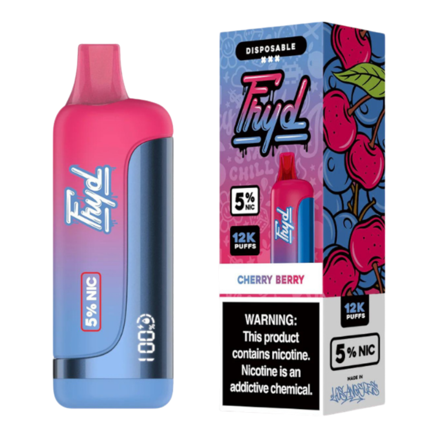 FRYD 12K Cherry Berry Disposable Vape