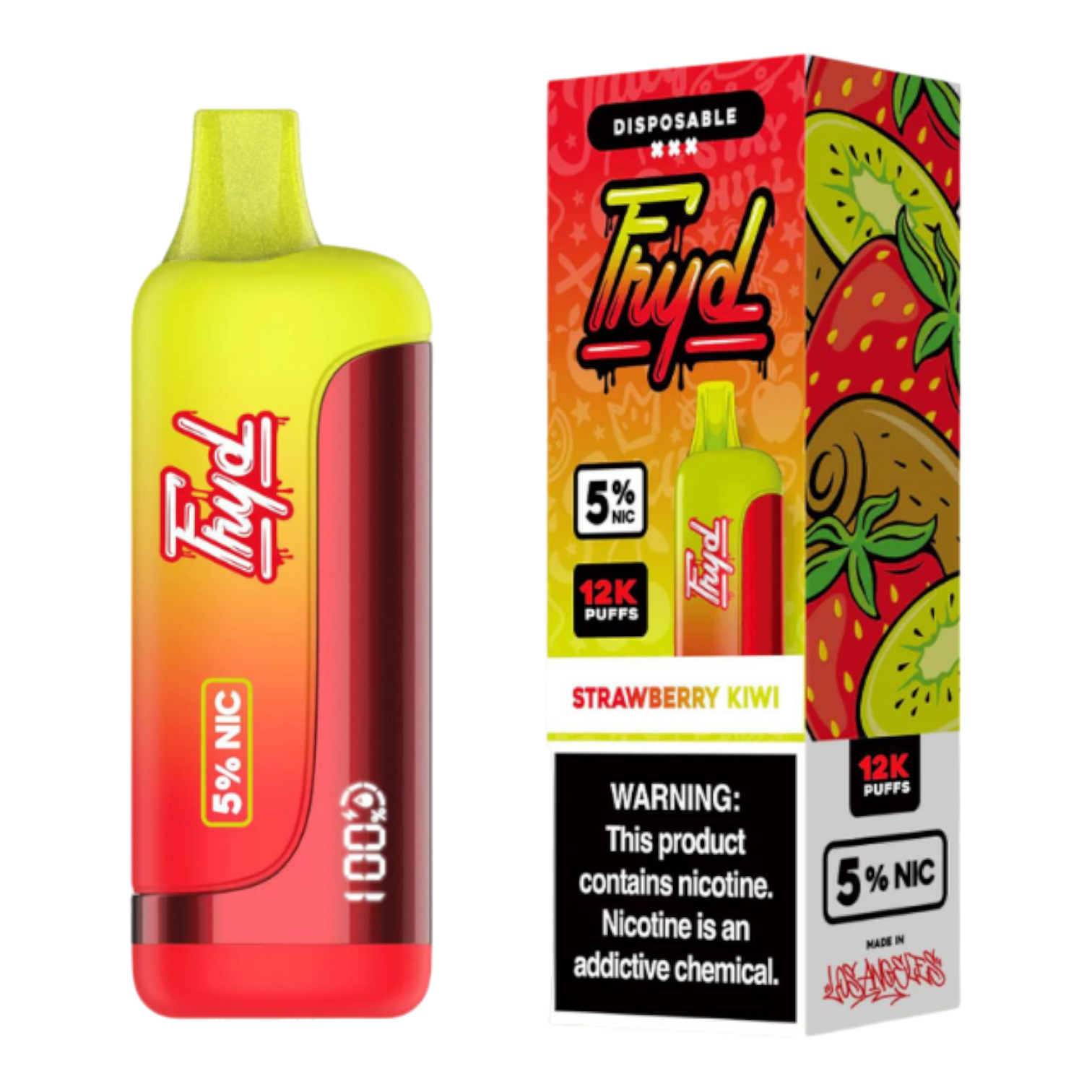 FRYD 12K Strawberry Kiwi Disposable Vape