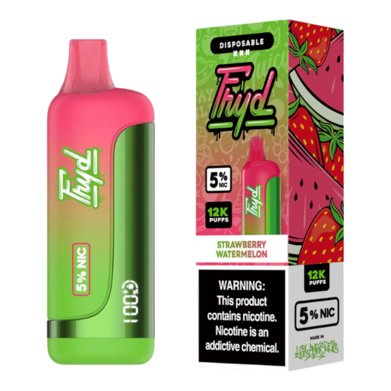 FRYD 12K Strawberry Watermelon Disposable Vape