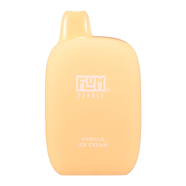 Flum Pebble 6000 Puff Disposable Vape Vanilla Ice Cream - Vidyll