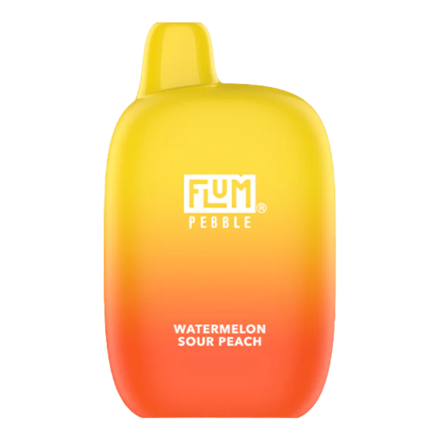 Flum Pebble 6000 Puff Disposable Vape Watermelon Sour Peach - Vidyll