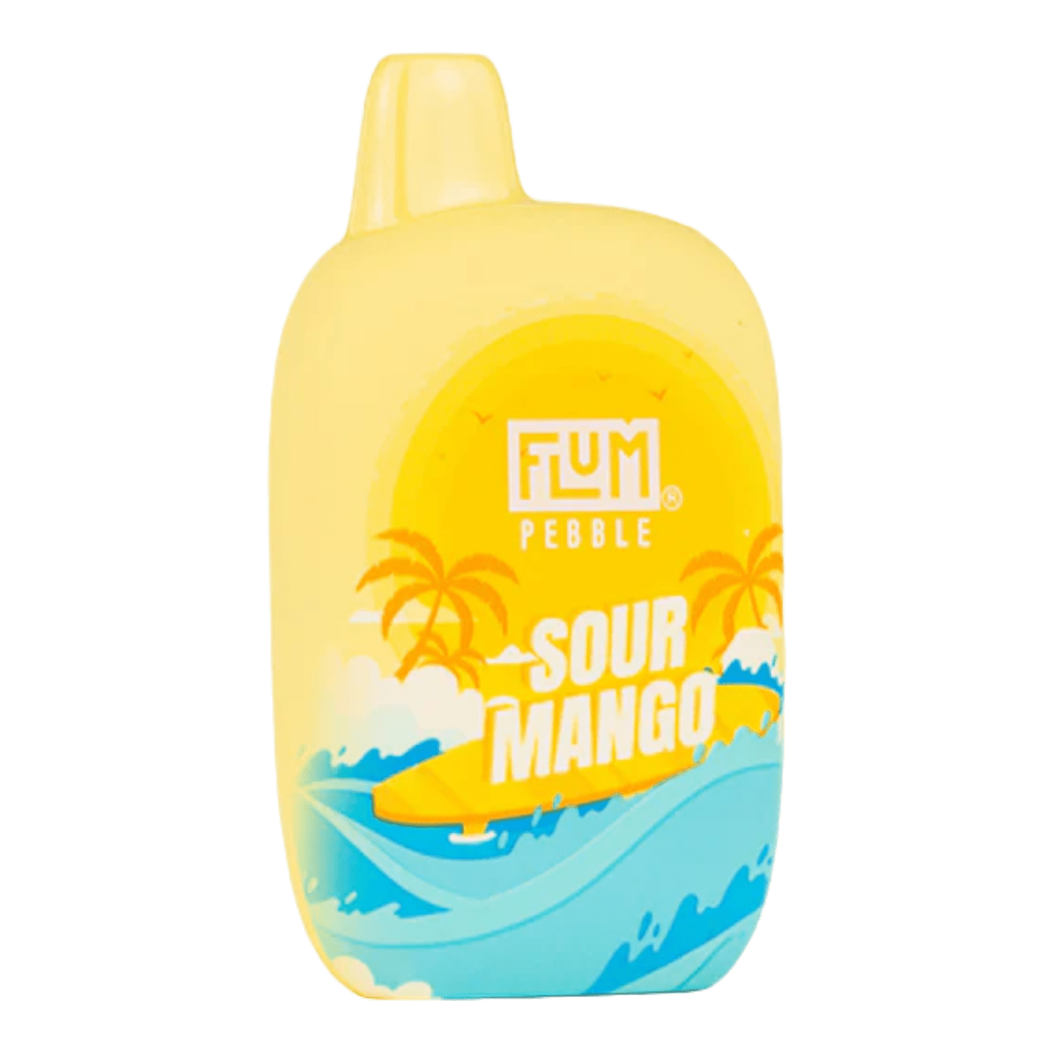 Flum Pebble 6000 Puff Disposable Vape Sour Mango - Vidyll