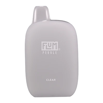 Flum Pebble 6000 Puff Disposable Vape Clear - Vidyll